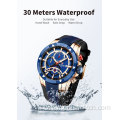 2021 REWARD 83013 Mens Watches Waterproof Top Brand Luxury Chronograph Sport Watch Quartz Men Wristwatch